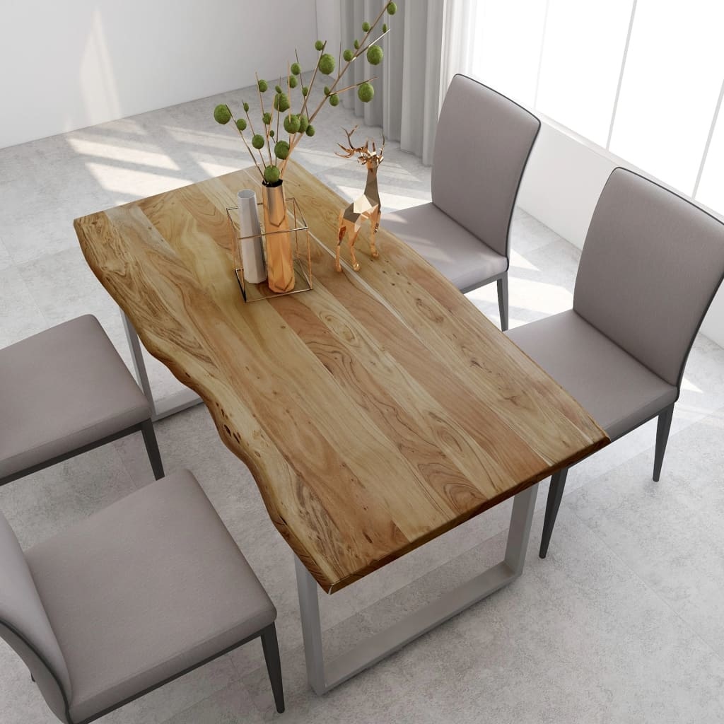 uitbarsting Kreta partitie vidaXL Eettafel 160x80x76 cm massief acaciahout - ✓ Kantoormeubelen Plus