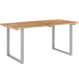 VidaXL Eettafel 160x80x76 cm massief acaciahout