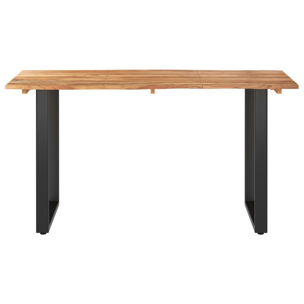 VidaXL Eettafel 140x70x76 cm massief acaciahout