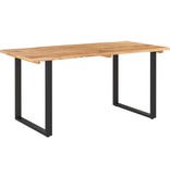 vidaXL Eettafel 160x80x76 cm massief acaciahout