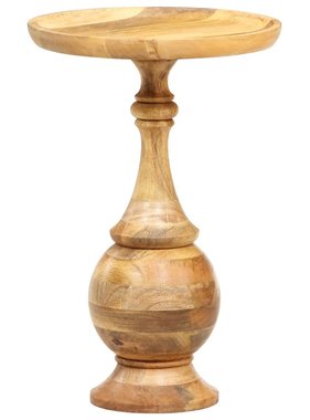 vidaXL Bijzettafel rond 43x43x66 cm massief mangohout