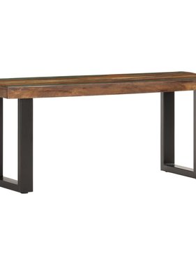 VidaXL Bankje 110 cm massief gerecycled hout en staal