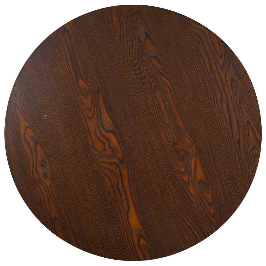 VidaXL Bistrotafel 80 cm MDF donkerbruin