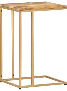 VidaXL Bijzettafel 35x45x65 cm massief mangohout