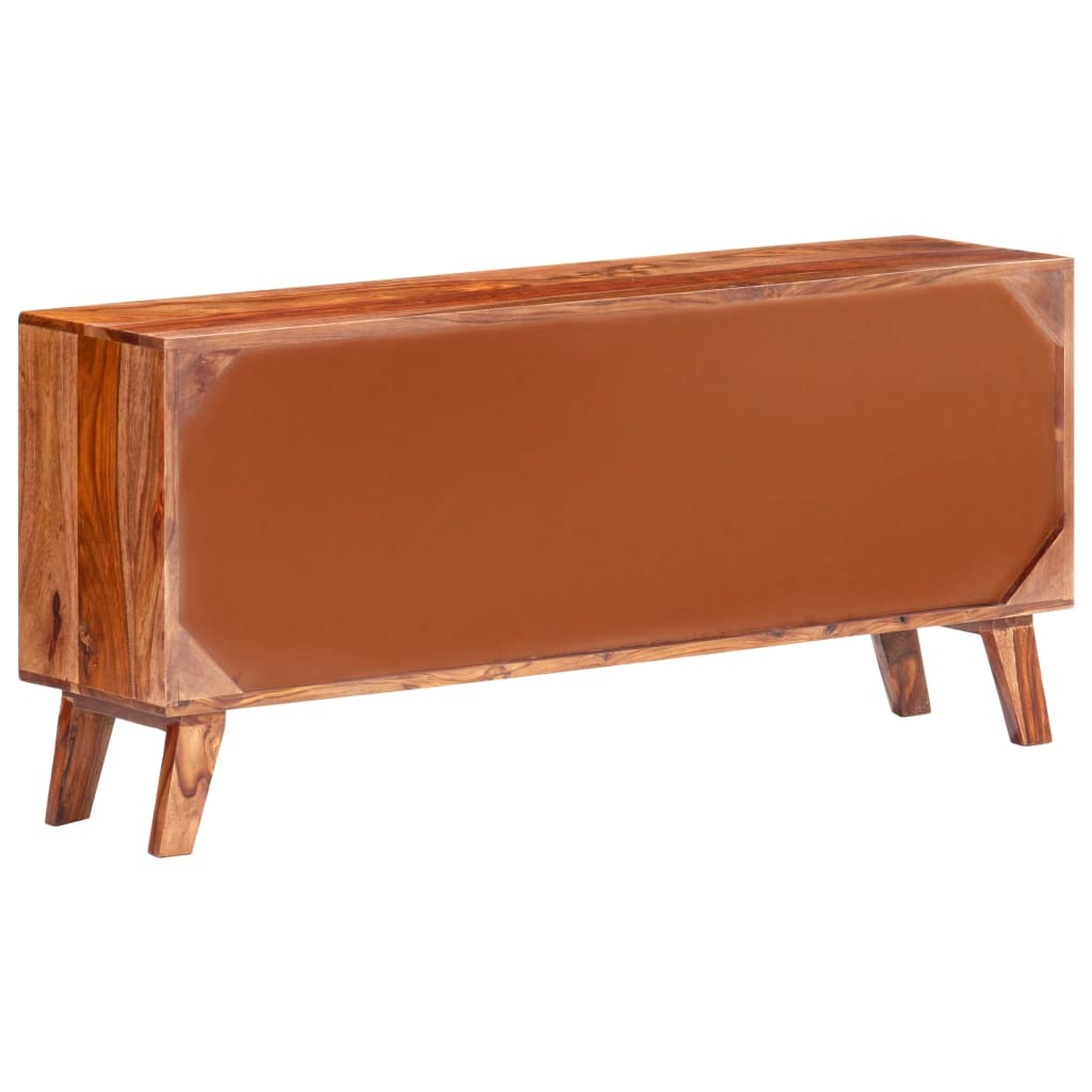 VidaXL Dressoir 120x30x55 cm massief sheeshamhout grijs