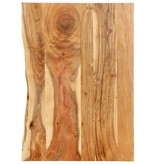 VidaXL Wastafelblad 80x55x2,5 cm massief acaciahout