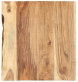 VidaXL Wastafelblad 60x55x2,5 cm massief acaciahout