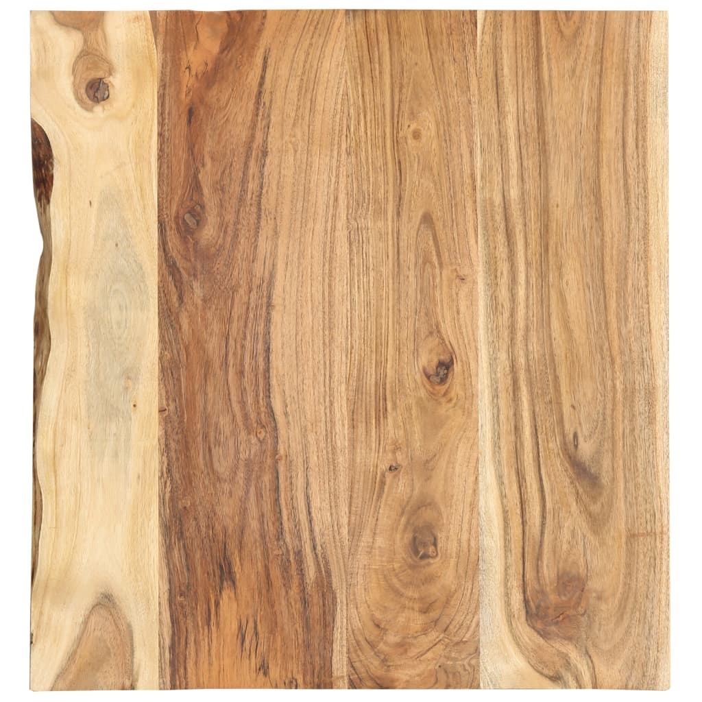 VidaXL Wastafelblad 60x55x2,5 cm massief acaciahout