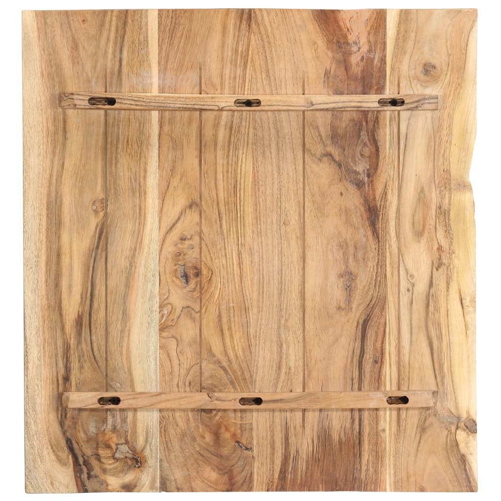 VidaXL Wastafelblad 60x55x2,5 cm massief acaciahout