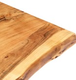 VidaXL Wastafelblad 60x55x2,5 cm massief acaciahout