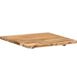 VidaXL Wastafelblad 60x55x2,5 cm massief acaciahout