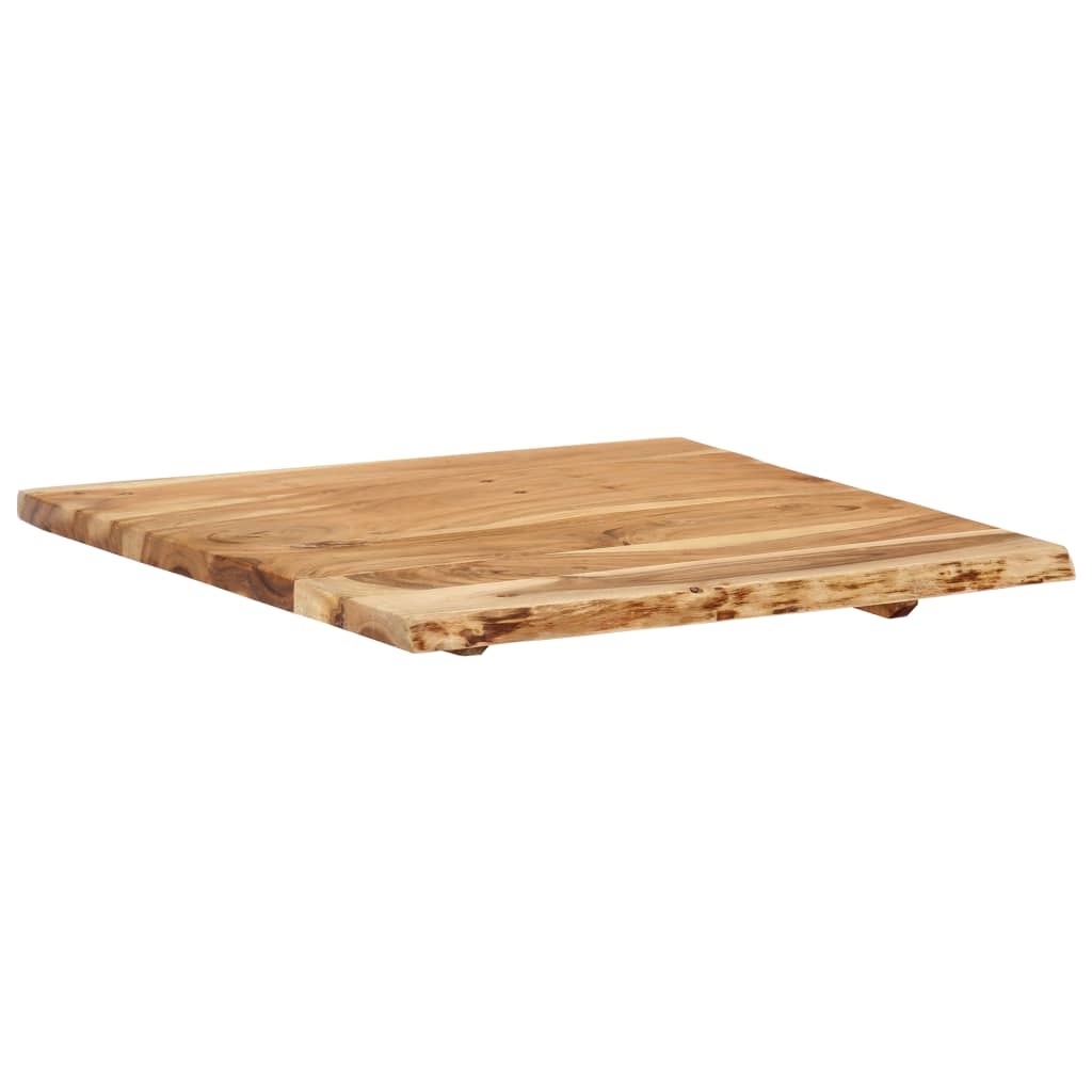 VidaXL Wastafelblad 60x55x2,5 cm massief acaciahout