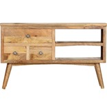 VidaXL Dressoir 102x35x61 cm massief mangohout
