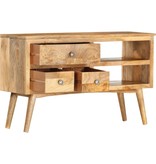 VidaXL Dressoir 102x35x61 cm massief mangohout