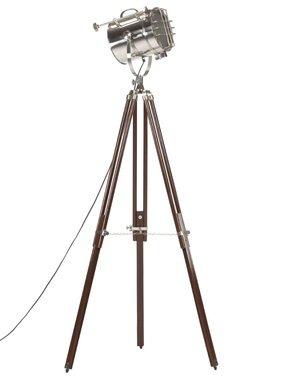 vidaXL Vloerlamp driepoot 180 cm massief mangohout
