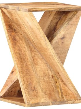 VidaXL Bijzettafel 35x35x55 cm massief mangohout
