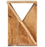 vidaXL Bijzettafel 35x35x55 cm massief mangohout