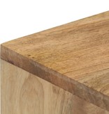 VidaXL Wandtafel 90x45x75 cm massief mangohout