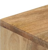 vidaXL Wandtafel 90x45x75 cm massief mangohout