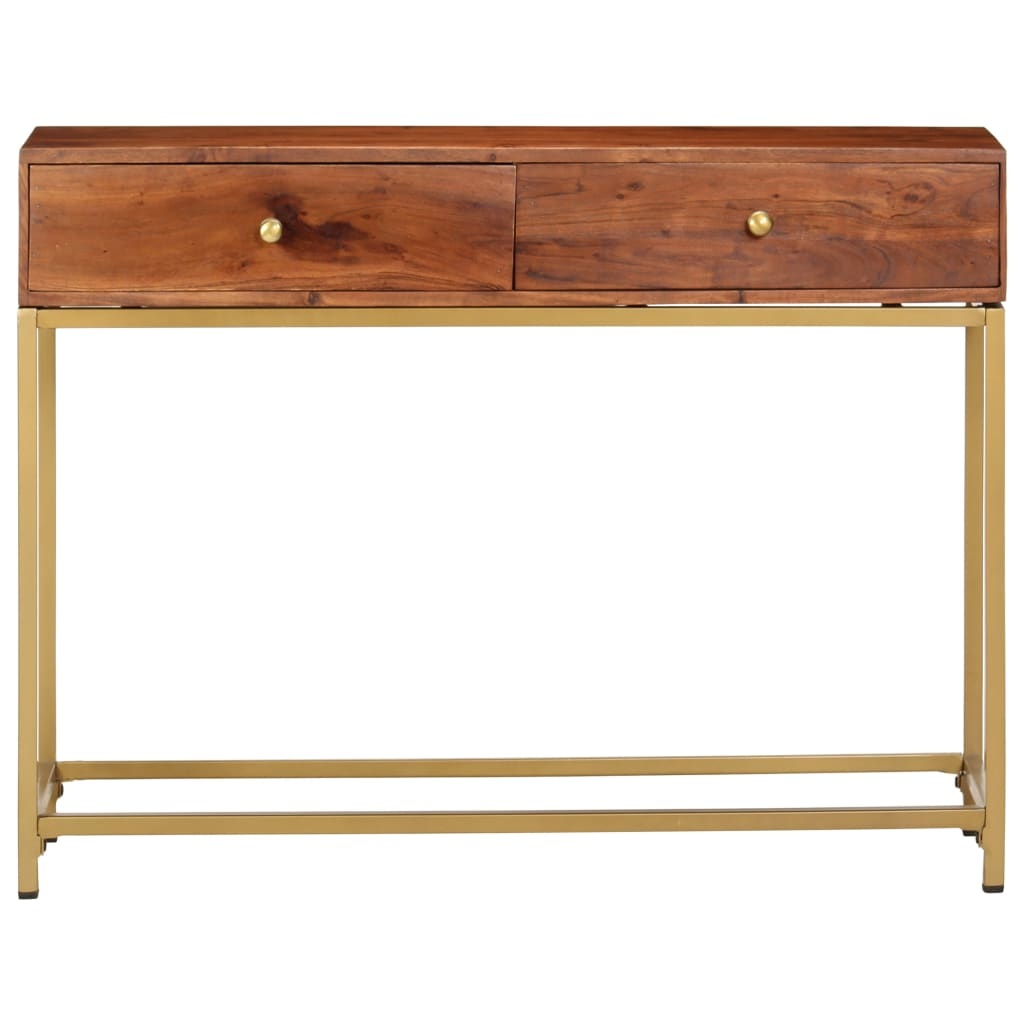 VidaXL Wandtafel 100x35x76 cm massief acaciahout