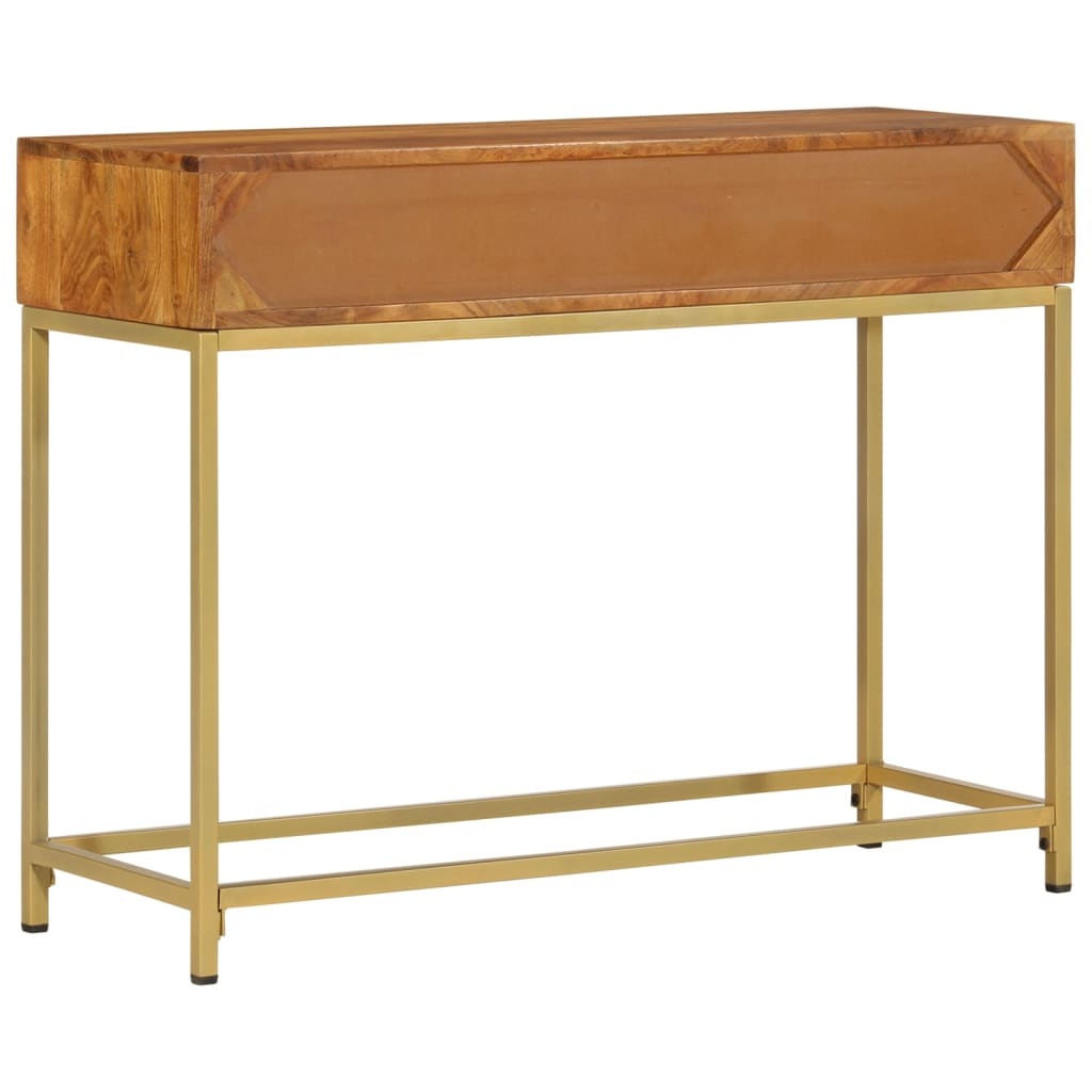 VidaXL Wandtafel 100x35x76 cm massief acaciahout