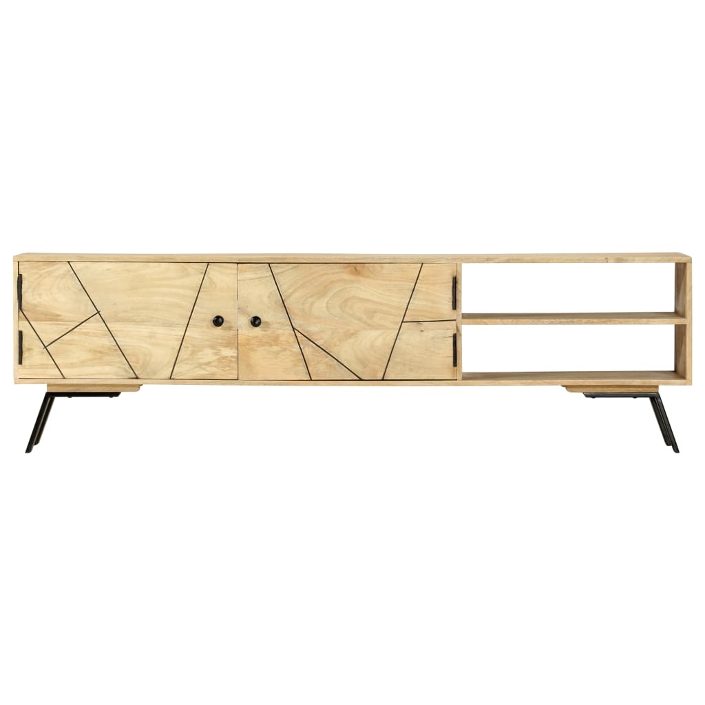 vidaXL Tv-meubel 140x30x40 cm massief mangohout