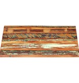 vidaXL Tafelblad vierkant 25-27 mm 80x80 cm massief gerecycled hout