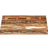 VidaXL Tafelblad vierkant 25-27 mm 80x80 cm massief gerecycled hout