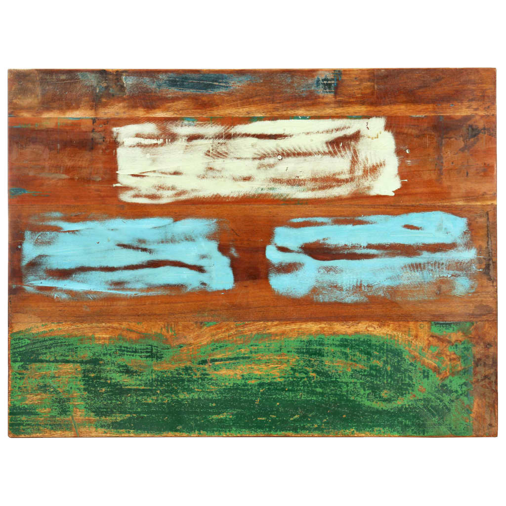 VidaXL Tafelblad rechthoekig 25-27 mm 70x80 cm massief gerecycled hout