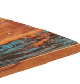 vidaXL Tafelblad rechthoekig 25-27 mm 60x100cm massief gerecycled hout