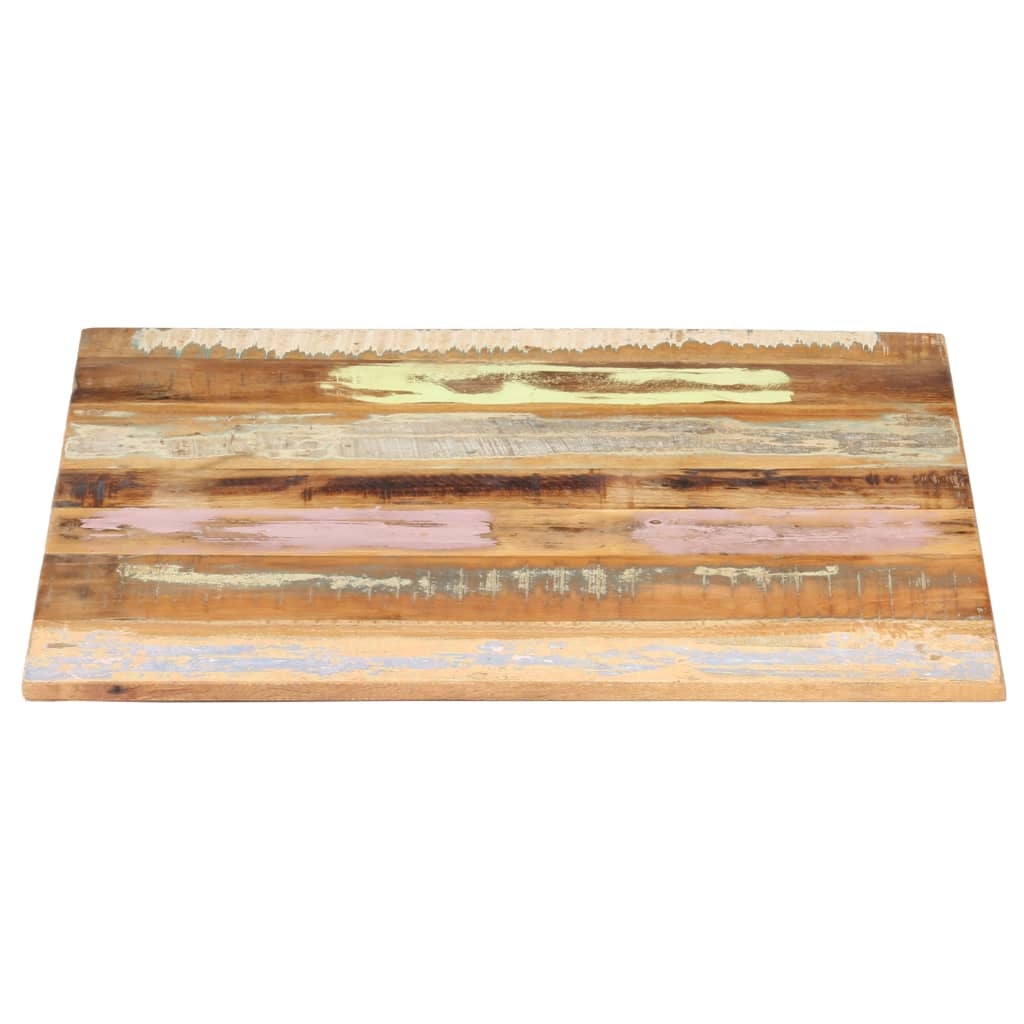 VidaXL Tafelblad vierkant 15-16 mm 70x70 cm massief gerecycled hout