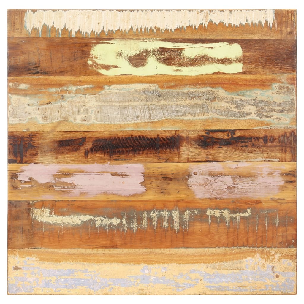 VidaXL Tafelblad vierkant 15-16 mm 70x70 cm massief gerecycled hout