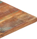 VidaXL Tafelblad vierkant 15-16 mm 70x70 cm massief gerecycled hout