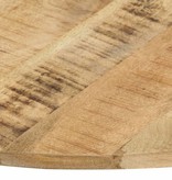 VidaXL Tafelblad rond 15-16 mm 70 cm massief mangohout