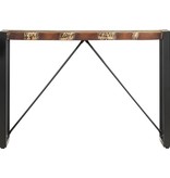 VidaXL Wandtafel 110x35x76 cm massief gerecycled hout