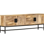 vidaXL Tv-meubel 140x30x50 cm massief mangohout