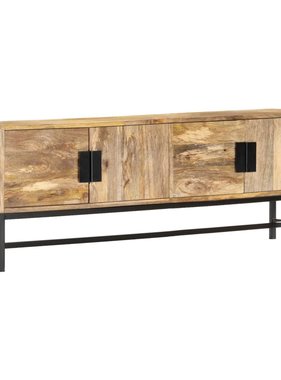 vidaXL Tv-meubel 140x30x50 cm massief mangohout