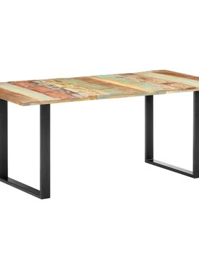 VidaXL Eettafel 180x90x76 cm massief gerecycled hout