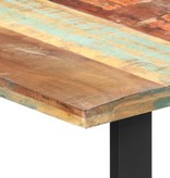 vidaXL Eettafel 180x90x76 cm massief gerecycled hout