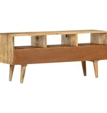 vidaXL Tv-meubel 110x36x50 cm massief mangohout