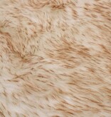 VidaXL Vloerkleed 60x90 cm kunstschapenvacht gemêleerd bruin