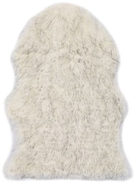 VidaXL Vloerkleed 60x90 cm kunstschapenvacht gemêleerd grijs VidaXL Vloerkleed 60x90 cm kunstschapenvacht gemêleerd grijs