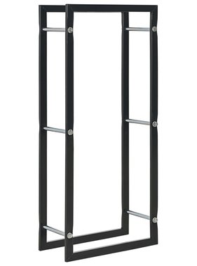 VidaXL Haardhoutrek 44x20x100 cm staal zwart