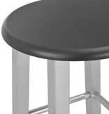 VidaXL Barkrukken 2 st MDF zilverkleurig