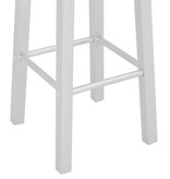 VidaXL Barkrukken 2 st MDF zilverkleurig