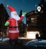 vidaXL Kerstman opblaasbaar LED XXL IP44 600 cm