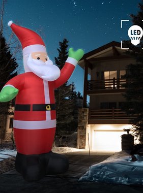 VidaXL Kerstman opblaasbaar LED XXL IP44 600 cm