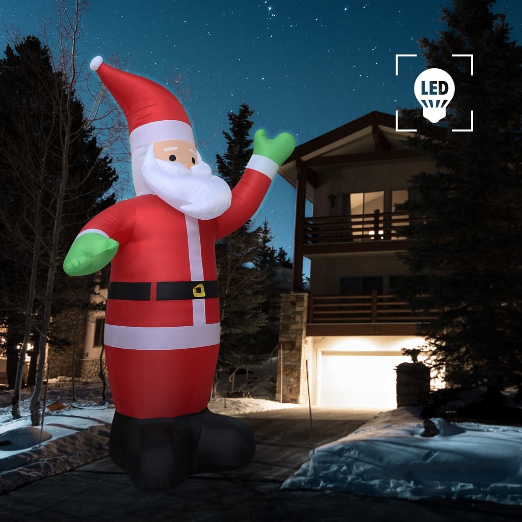 VidaXL Kerstman opblaasbaar LED XXL IP44 600 cm