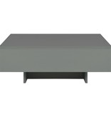 VidaXL Salontafel 85x55x31 cm MDF hoogglans grijs