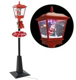 VidaXL Straatlantaarn met kerstman LED 180 cm